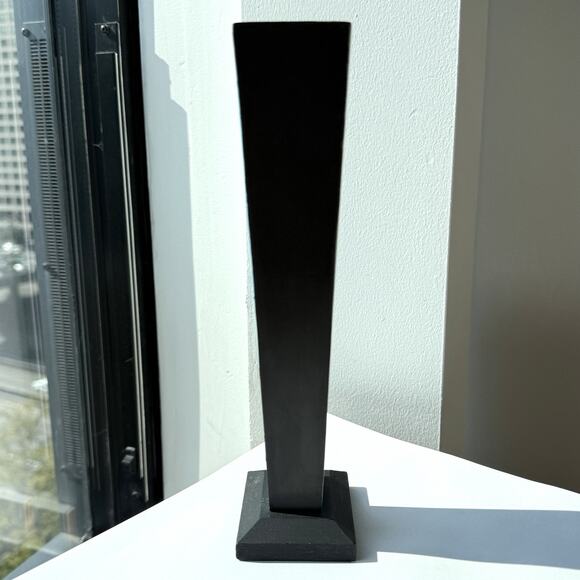 Milano Series Wood Taper Candlestick Holder Hand Painted Wassily Kandinsky - Picture 4 of 6